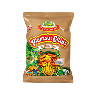 Tropical Plantain Chips (Naturally Sweet) 85g